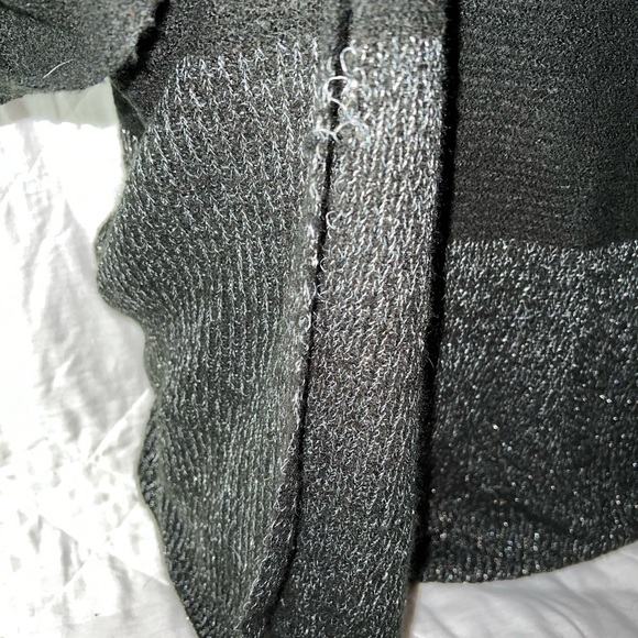 Vince Camuto Mock Neck Sweater Poncho - Picture 6 of 10